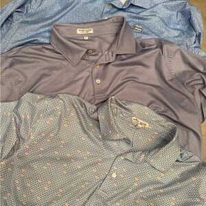 Peter Millar Polo Bundle – 3 Shirts – Size XL